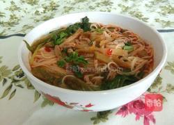 红油榨菜肉丝面的做法图解7