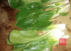 雪菜肉末面条的做法图解2