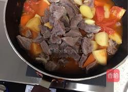 牛腩炖西红柿的做法图解8