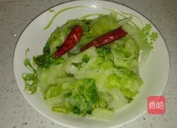 白灼圆生菜的做法图解3