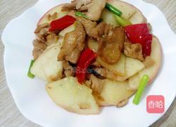 苹果炒肉片的做法图解12