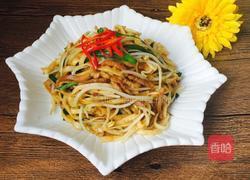 豆芽炒饼的做法图解14