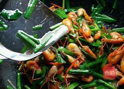 韭菜炒河虾的做法图解8