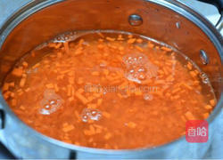 肉末胡萝卜粥的做法图解3