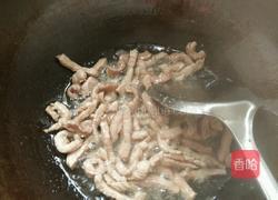 肉丝炒蒜苔的做法图解4
