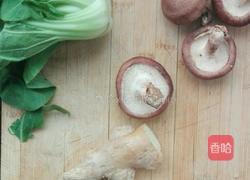 香菇油菜～淮扬菜的做法图解1