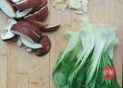 香菇油菜～淮扬菜的做法图解2