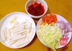 韩国炒年糕的做法图解2