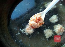 小白菜汆丸子的做法图解5