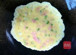 肉末鸡蛋饼的做法图解5