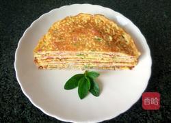 肉末鸡蛋饼的做法图解8