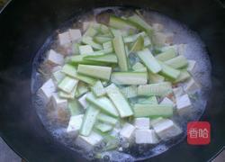 海米丝瓜豆腐汤的做法图解5