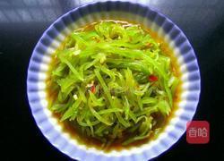 凉拌莴笋丝的做法图解4