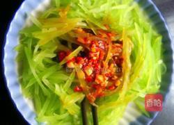 凉拌莴笋丝的做法图解3