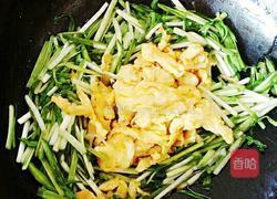 蒜苗炒鸡蛋的做法图解6