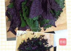 紫苏香葱煎鸡蛋的做法图解2