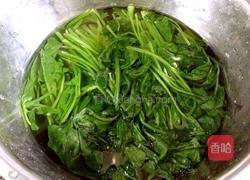 老醋菠菜花生米的做法图解7