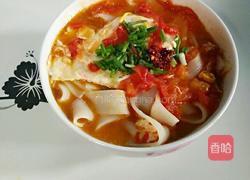 西红柿鸡蛋热汤面的做法图解5