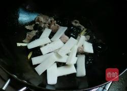 山药木耳炒肉的做法图解12