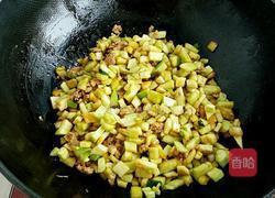 茄子打卤面的做法图解5