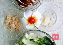 虾皮香菇小白菜的做法图解1