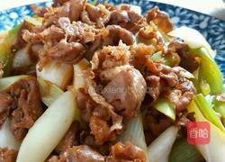 蔥爆羊肉片的做法圖解10