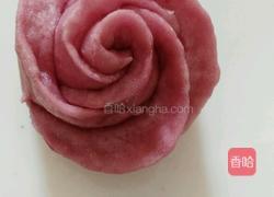 紫薯馒头玫瑰花的做法图解8