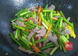 蒜苗炒牛肉的做法图解8