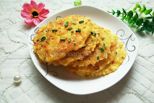 鸡蛋米饭煎饼