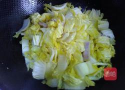 娃娃菜炒咸肉的做法图解5