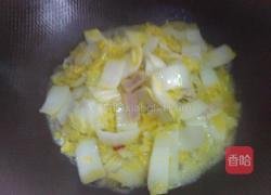 娃娃菜炒咸肉的做法图解7