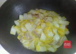 娃娃菜炒咸肉的做法图解8