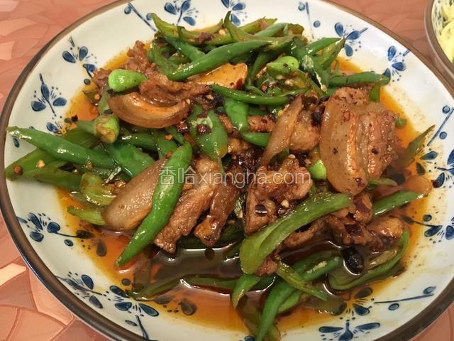 青椒盐煎肉