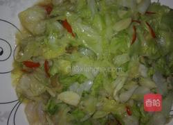 素炒洋白菜的做法图解3