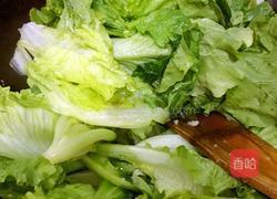 炝生菜的做法图解4