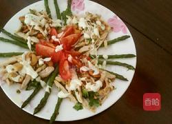 蒜蓉鸡丝芦笋的做法图解8