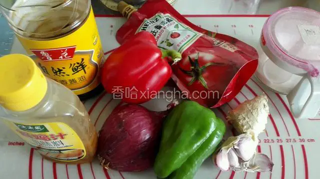 准备食材和调味料