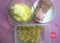 培根芝士肉松面包条的做法图解2