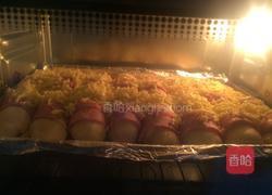 培根芝士肉松面包条的做法图解12