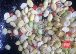韭菜虾米炒蚕豆的做法图解6
