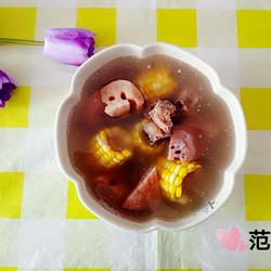 玉米莲藕排骨汤的做法[图]