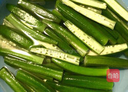 芥末秋葵的做法图解3