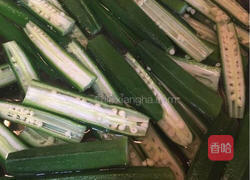 芥末秋葵的做法图解2