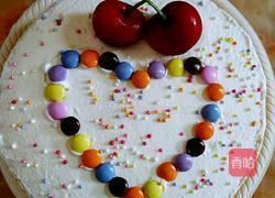 彩虹心形蛋糕的做法图解5
