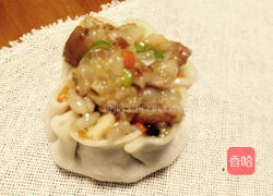 饺子皮烧麦的做法图解3