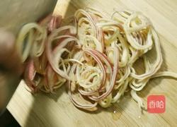 芭蕉花炒肉的做法图解3