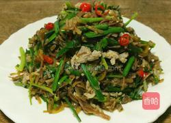 芭蕉花炒肉的做法图解8