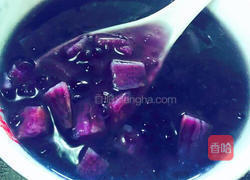 紫薯西米露的做法图解3