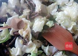 卷心菜炒滑子蘑的做法图解13