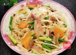 炒米线的做法图解4